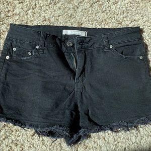 Black Tractr Jean shorts